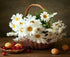 White Daisies in the Basket